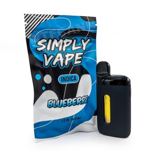 Buy Simply Vapes – THC Disposable Pen – Blueberry – ML at Supreme Dispensary Online