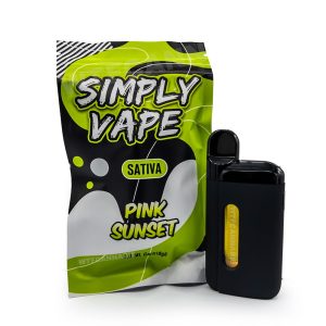 Buy Simply Vapes – THC Disposable Pen – Pink Sunset – ML at Supreme Dispensary Online