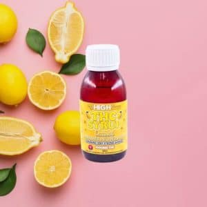 Buy Sky High Syrup - Lemon 1000mg THC at Supreme Dispensary Online