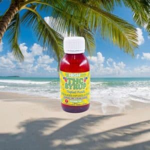 Buy Sky High Syrup - Tropical Punch 1000mg THC at Supreme Dispensary Online