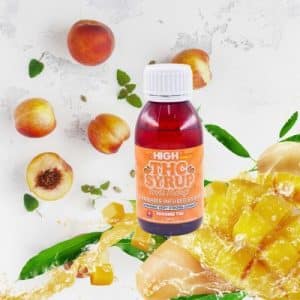 Buy Sky High Syrup - Peach Mango 3000mg THC at Supreme Dispensary Online