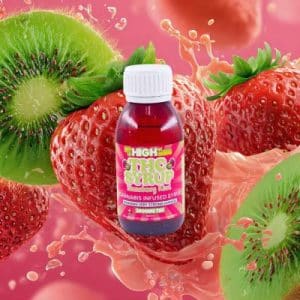 Buy Sky High Syrup - Strawberry Kiwi 3000mg THC at Supreme Dispensary Online