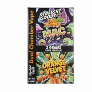 Buy Straight Goods - Dual Chamber Vape - Mac + Orange Velvet (3 Grams + 3 Grams)