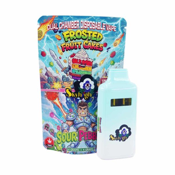 Buy Sky High Extract - Dual Chamber Vape - Frosted Fruit Cakes (Indica) + Sour Pebbles (Sativa) - (4 Grams + 4 Grams) at Supreme Dispensary Online