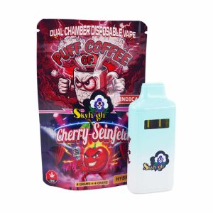 Buy Sky High Extract - Dual Chamber Vape - Puff of Coffee (Indica) + Cherry Seinfeld (Hybrid) - (4 Grams + 4 Grams) at Supreme Dispensary Online