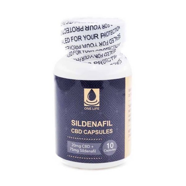 Buy One Life Capsule – Sildenafil Formula (20mg CBD + 75mg Sildenafil) at Supreme Dispensary Online