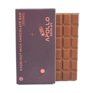 Buy Apollo Edible Chocolates - Hazelnut Milk Chocolate Bar - 1200MG THC at Supreme Dispensary Online
