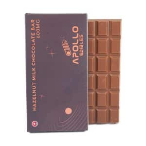 Buy Apollo Edible Chocolates - Hazelnut Milk Chocolate Bar - 600MG THC at Supreme Dispensary Online