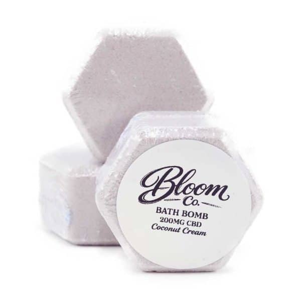 Buy Bloom Co. - Coconut Cream Bathbomb - 200MG CBD at Supreme Dispensary Online