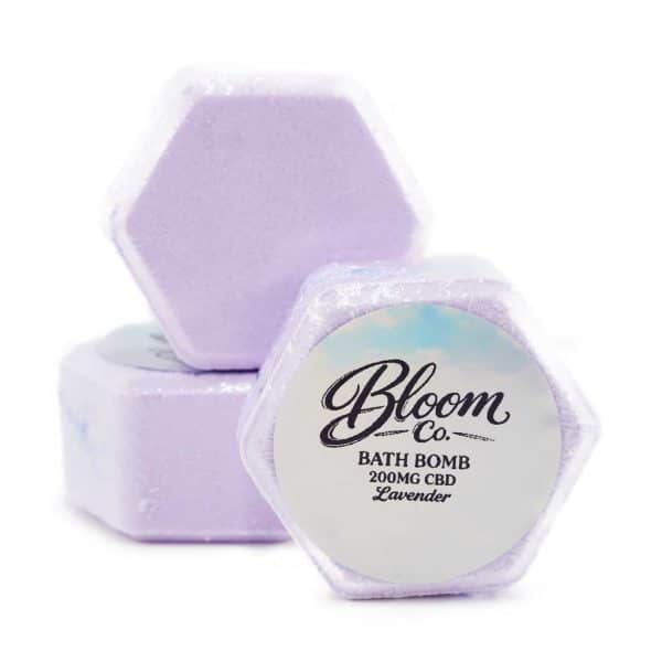 Buy Bloom Co. - Lavender Bathbomb - 200MG CBD at Supreme Dispensary Online