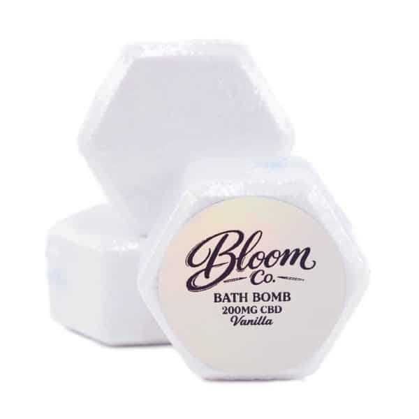 Buy Bloom Co. - Vanilla Bathbomb - 200MG CBD at Supreme Dispensary Online