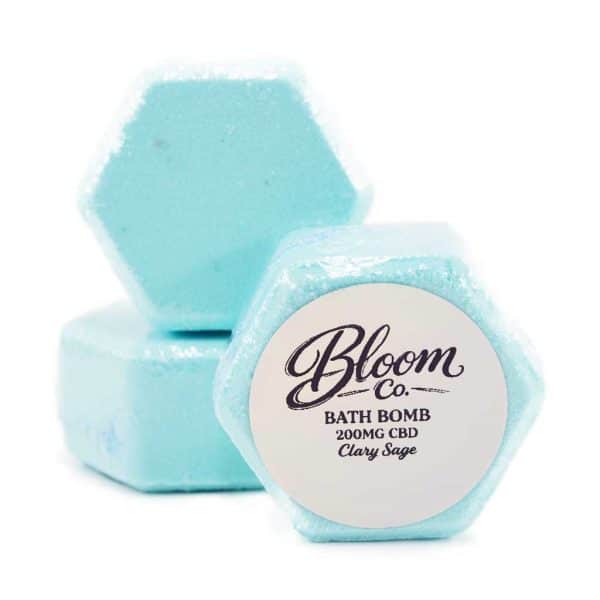 Buy Bloom Co. - Clary Sage Bathbomb - 200MG CBD at Supreme Dispensary Online