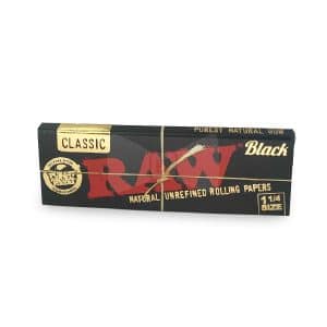 Buy Raw Hemp Black Rolling Paper at Supreme Dispensary Online Store
