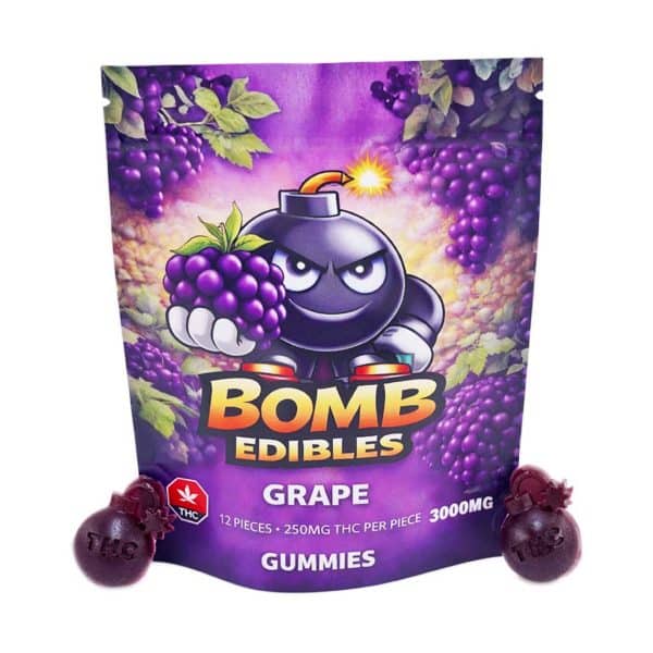 Buy Bomb Edibles - 3000mg THC Gummies - Grape at Supreme Dispensary Online Buy Bomb Edibles - 3000mg THC Gummies - Grape at Supreme Dispensary Online