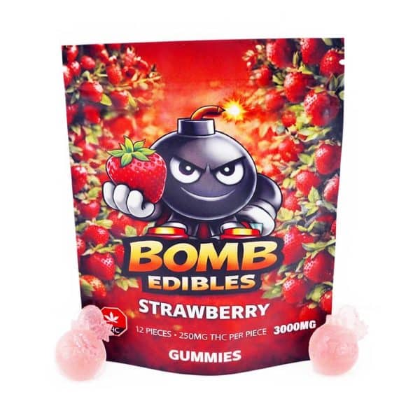 Buy Bomb Edibles - 3000mg THC Gummies - Strawberry at Supreme Dispensary Online Buy Bomb Edibles - 3000mg THC Gummies - Strawberry at Supreme Dispensary Online