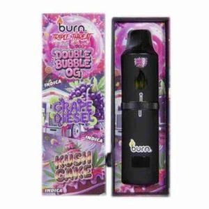 Buy Burn Extracts - Triple Threat - Double Bubble OG + Grape Diesel + Kush Cake (3 Grams + 3 Grams + 3 Grams) at Supreme Dispensary Online