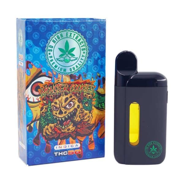 Buy So High Extracts Disposable Pen – Monster Cookies 5ML (Indica) at Supreme Dispensary Online