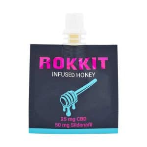 Buy ROKKIT BLUE - Honey - 25 mg CBD + 50 mg Sildenafil at Supreme Dispensary Online