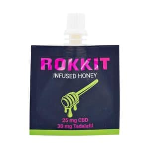 Buy ROKKIT GREEN - Honey - 25 mg CBD + 30 mg Tadalafil at Supreme Dispensary Online