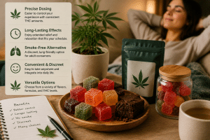 Potential Benefits of Carefully Dosed Edibles() Potential Benefits of Carefully Dosed Edibles()