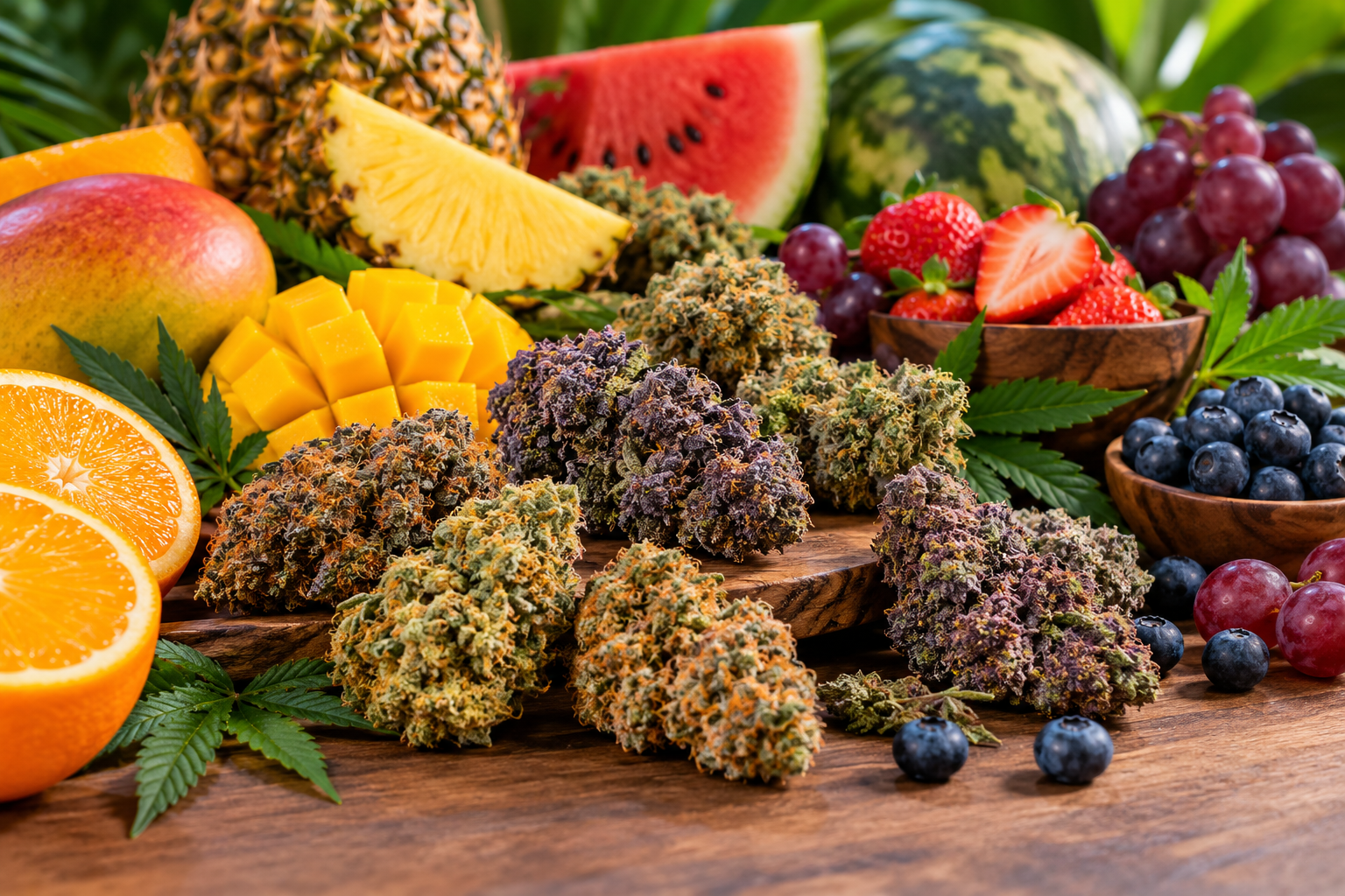 Best Fruity Cannabis Strains for Sweet & Tropical Flavors